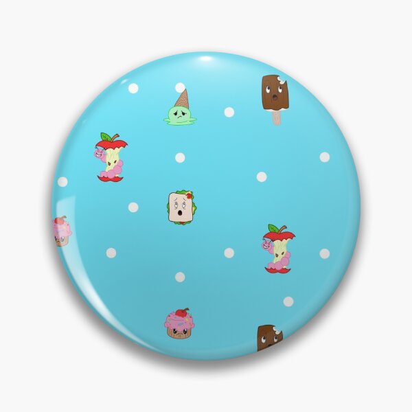 Item preview, Sad Food Pattern designed and sold by SquibbleDesign.