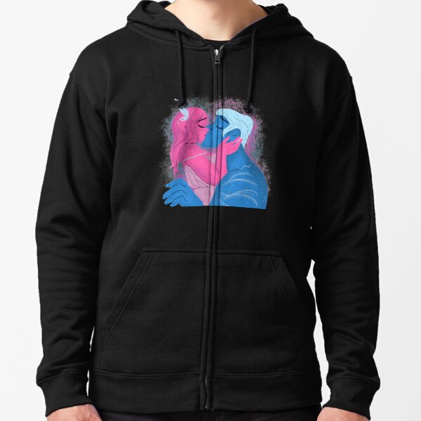 The Kiss Zipped Hoodie