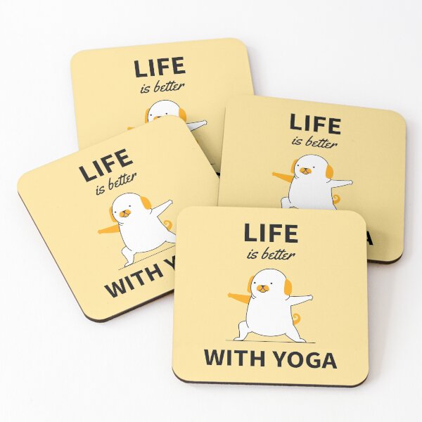 Item preview, Life is better with yoga dog warrior pose designed and sold by javes93.