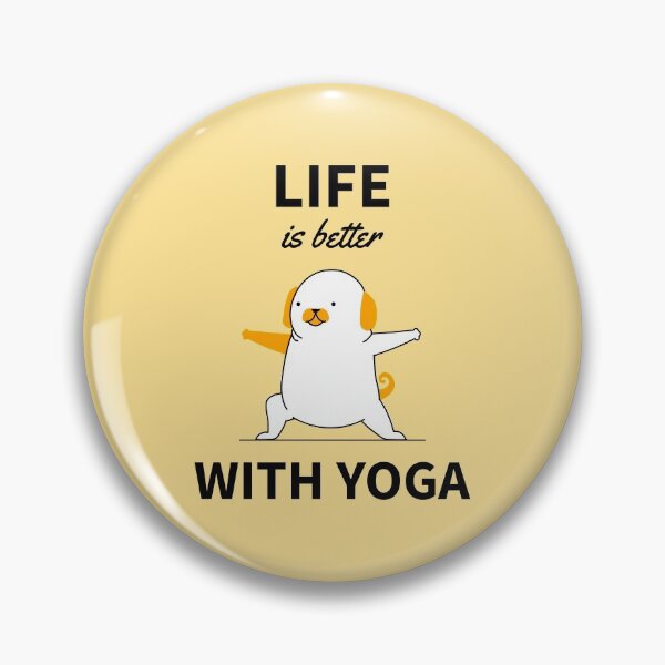 Item preview, Life is better with yoga dog warrior pose designed and sold by javes93.