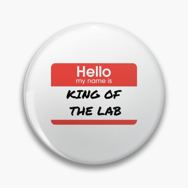 Item preview, King of the lab nametag designed and sold by honeysticks.