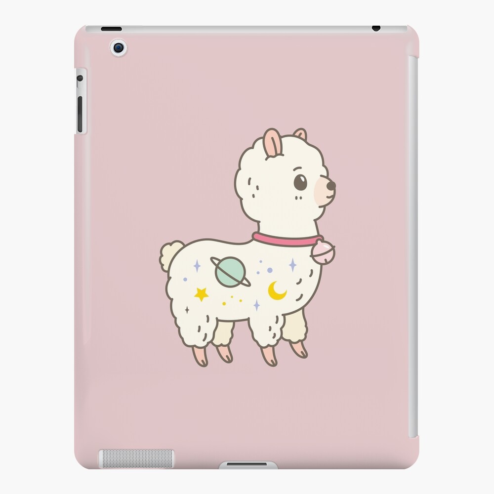 Kawaii Galaxy Alpaca iPad Case & Skin