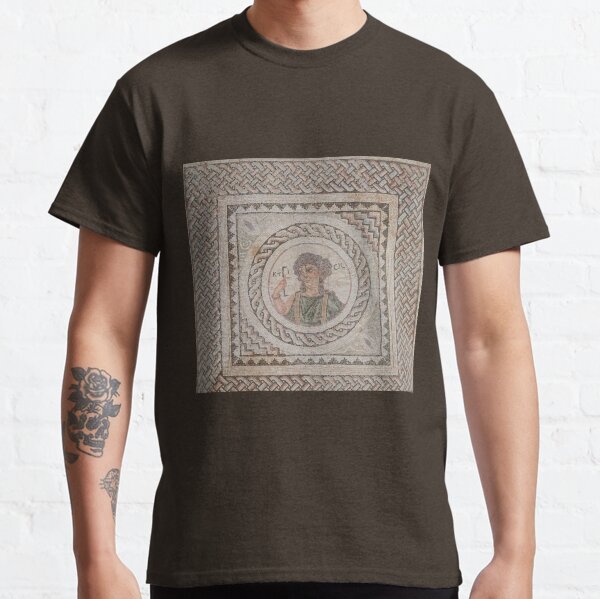 Mosaic depicting Ktisis (Creation) Classic T-Shirt