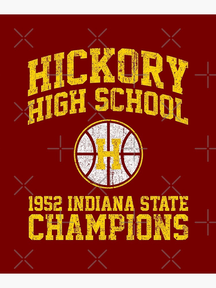 "Hickory High School 1952 State Basketball Champions" Poster by