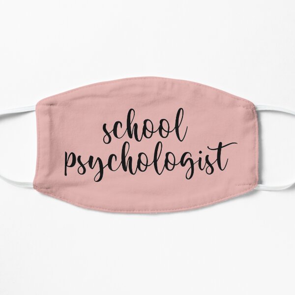 school psychologist Flat Mask