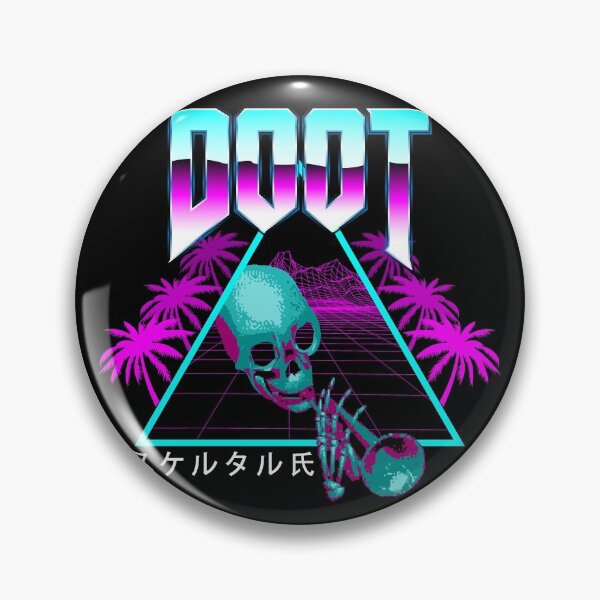 Item preview, DOOT Outrun Vaporwave/Synthwave Streetwear designed and sold by ROBO MEGA.