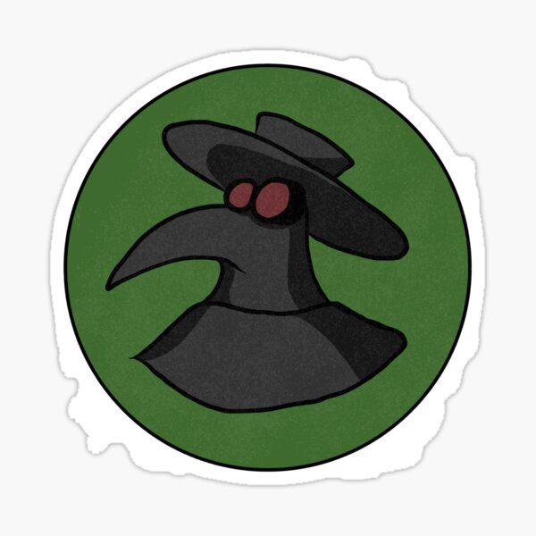 Plague Doctor Merit Badge Sticker