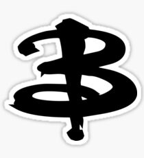 Buffy The Vampire Slayer 'B' v3.0 Sticker