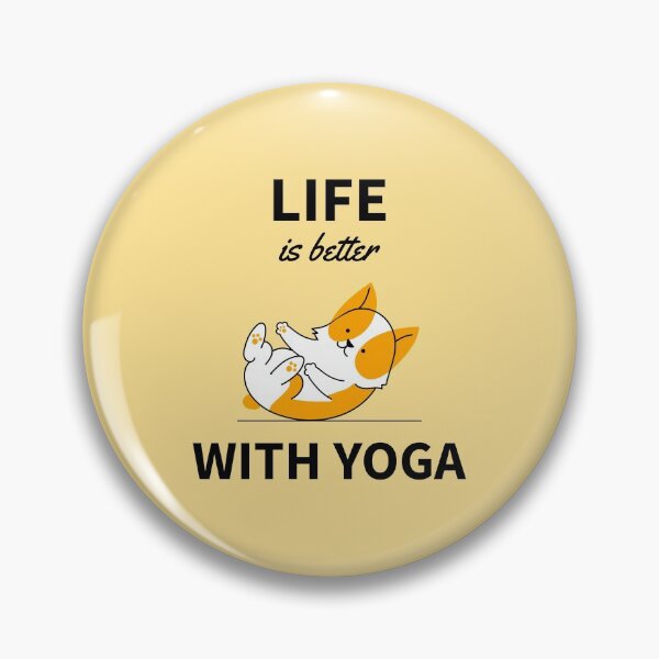Item preview, Life is better with yoga dog happy baby pose designed and sold by javes93.