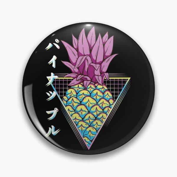 Item preview, Estética Piña Vaporwave Streetwear designed and sold by ROBO MEGA.