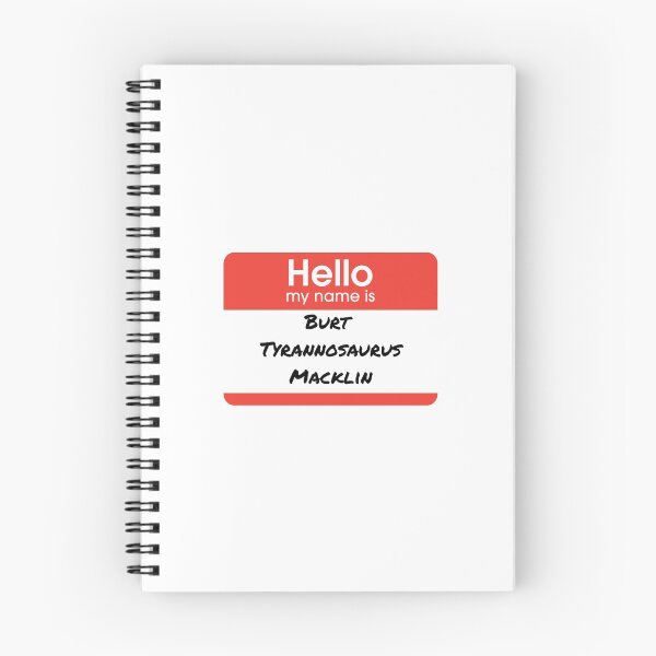 Item preview, Burt Tyrannosaurus Macklin nametag designed and sold by honeysticks.