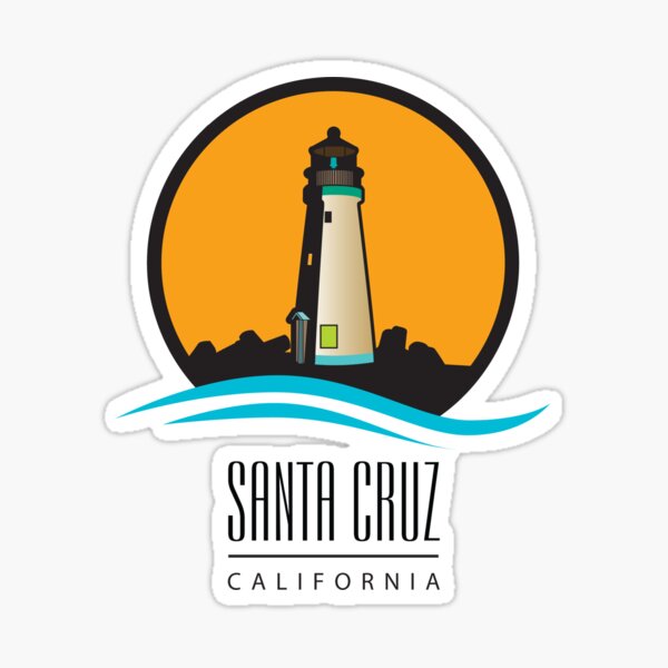 Santa Cruz California Lighthouse with Waves Lite