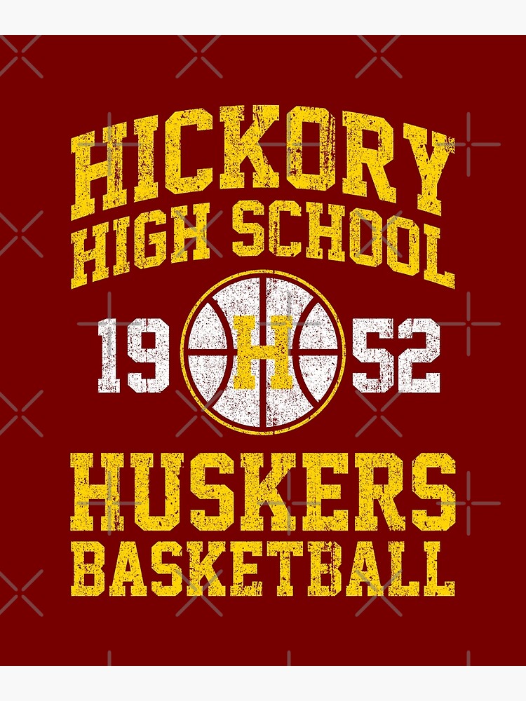 "Hickory High School Huskers Basketball" Poster for Sale by huckblade