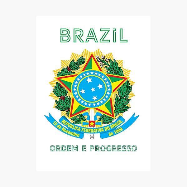 Brazil National Emblem Photographic Prints for Sale | Redbubble