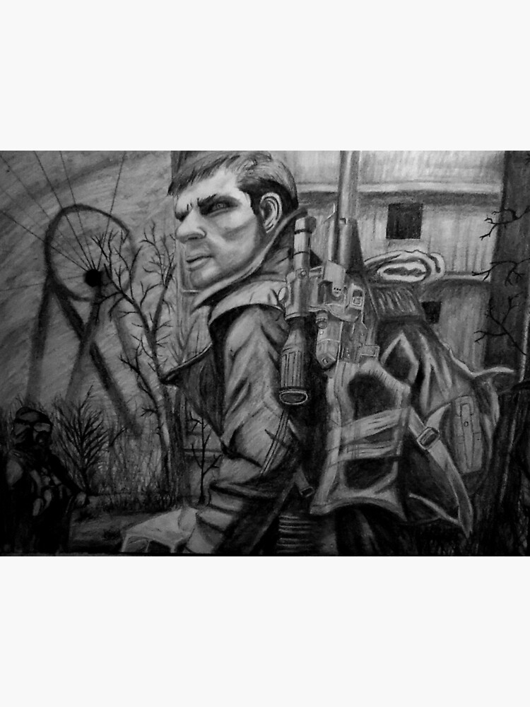 Thumbnail 3 von 3, Kunstdruck, Stalker Call von Pripyat designt und verkauft von Brackzillar.