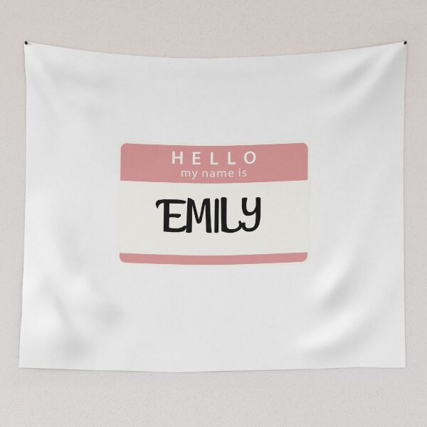Item preview, My name is Emily designed and sold by melbournegirl.