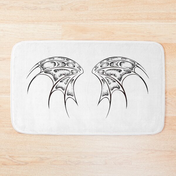 Item preview, Black Dragon Wings ( Tattoo Wings ) designed and sold by Blackmoon9.