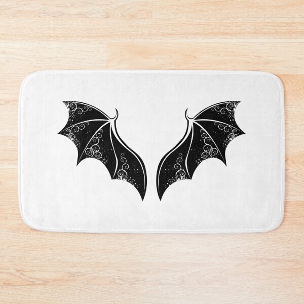 Item preview, Black Dragon Wings ( Black Tattoo Wings ) designed and sold by Blackmoon9.