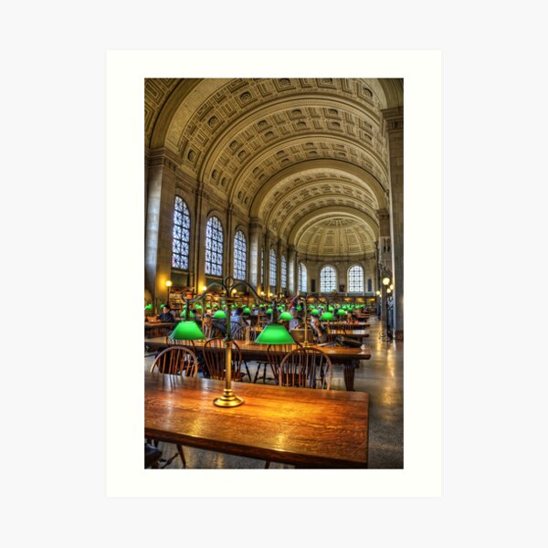 Reading Room Art Print
