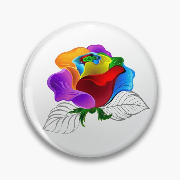 Item preview, Rainbow rose bud ( Rainbow roses ) designed and sold by Blackmoon9.