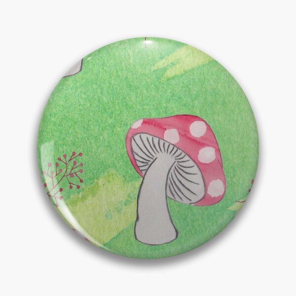 Item preview, Patrón de setas y bayas designed and sold by SquibbleDesign.