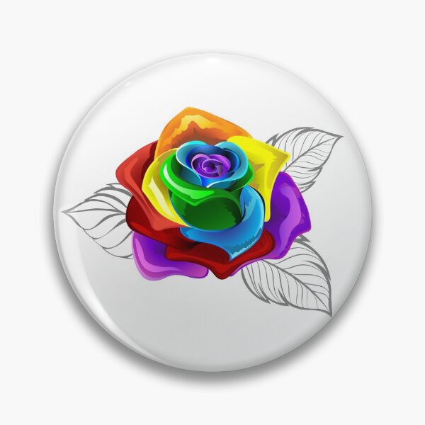 Item preview, Rainbow rose bud ( Rainbow roses ) designed and sold by Blackmoon9.