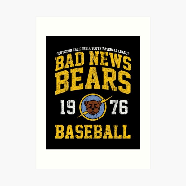 Bad News Bears Custom Baseball Jersey (Black) Youth XL