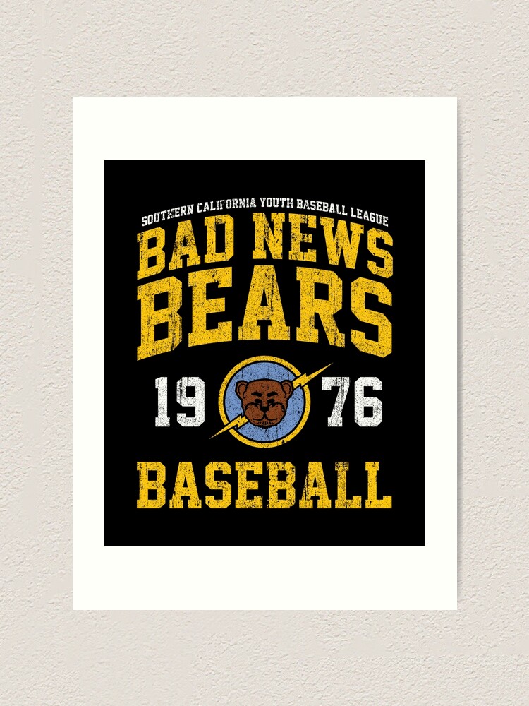 Bad News Bears Custom Baseball Jersey (Black) Youth XL