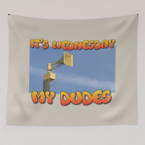 Item preview, It's Wednesday Tornado Siren designed and sold by gates2hell.
