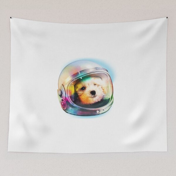 Item preview, Poodle Puppy In Astronaut Helmet, Space Galaxy Dog designed and sold by noirty.