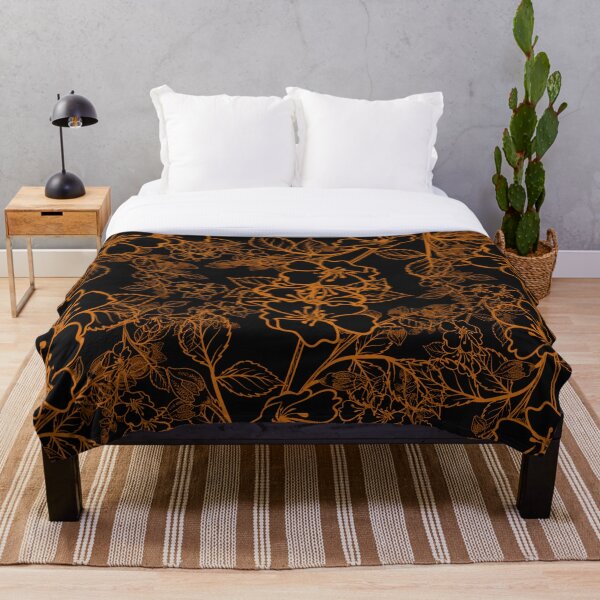 Item preview, Naranja floral designed and sold by Poetic Patterns Studio.