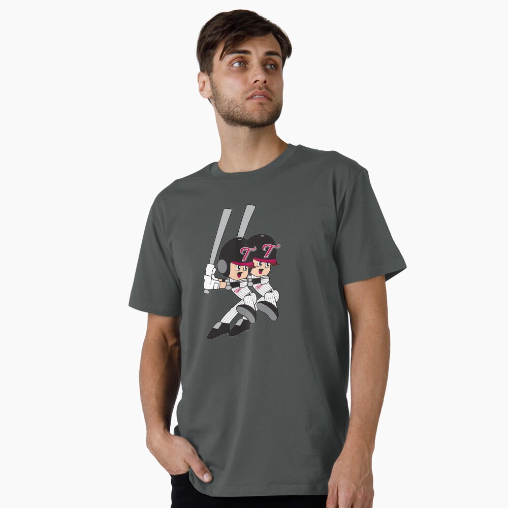 Tシャツ・カットソー 1993STUDIO [LG TWINS] PITCHER GRAPHIC T-SHIRT 4FK1069 F LG Twins Baseball Team x 1993 Studio Collaboration