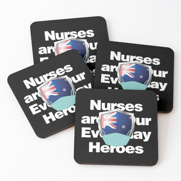 Item preview, Australia Nurses are Everyday Heroes designed and sold by HelloFromAja.