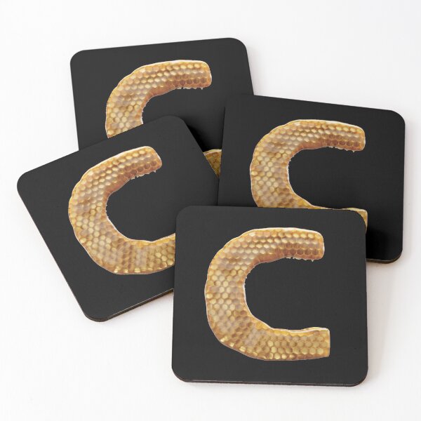 Artikelvorschau, C Buchstabe 3d Honig-Alphabet-Schriftart entworfen und verkauft von HelloFromAja.