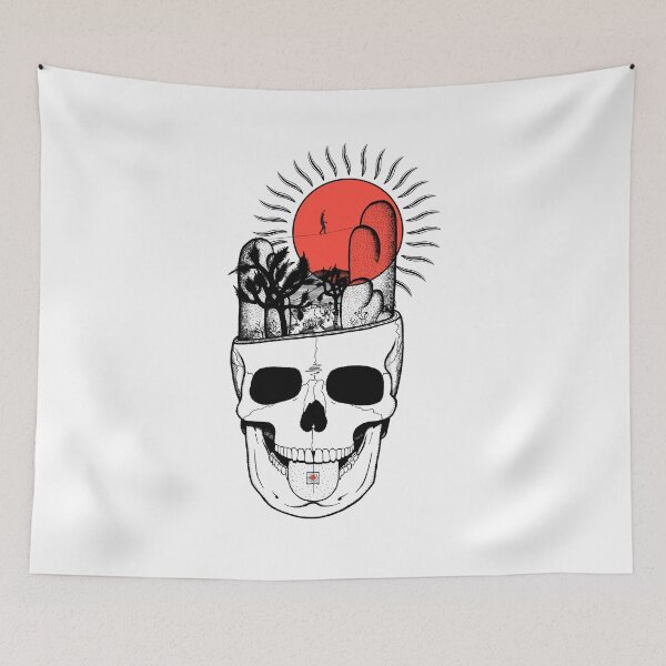 Item preview, Joshua Tree Skull (with Highliner) designed and sold by OC_Slacker Company.