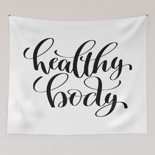 Item preview, Healthy Body Inspirational and Motivational Quotes designed and sold by ProjectX23.