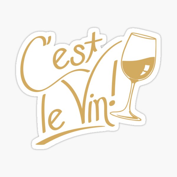 C'est Le Vin Sticker