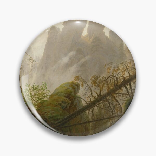 Item preview, Rocky Ravine in the Elbe Sandstone Mountains designed and sold by ArtHistorical.