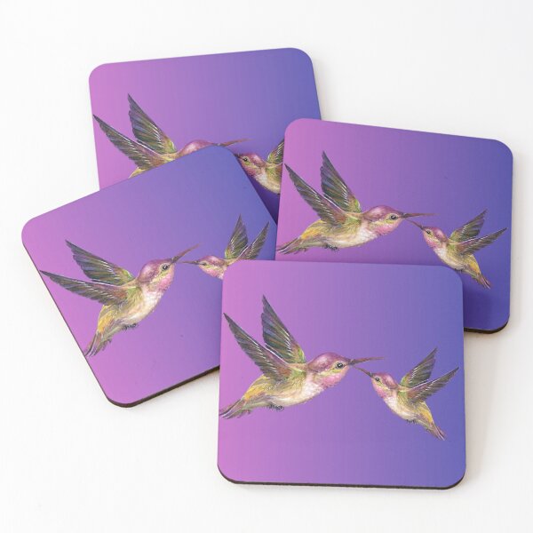 Item preview, Purple Hummingbird Duo designed and sold by Barbny.