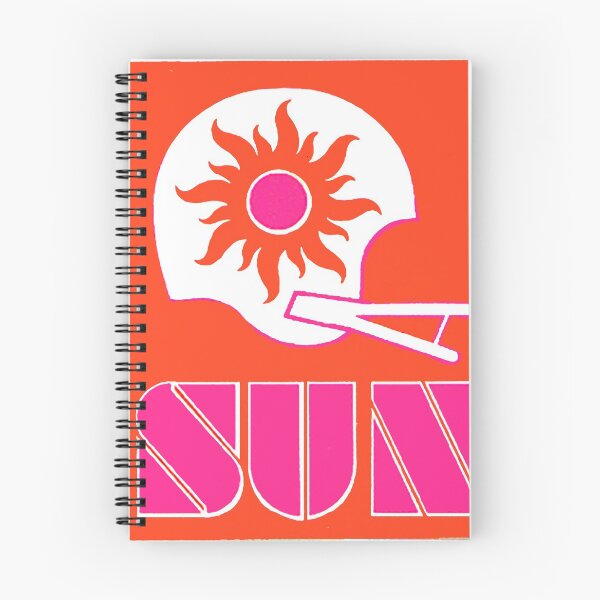 Item preview, Southern California Sun Logo Vintage Football World Football League designed and sold by Brett's Vintage Sports.