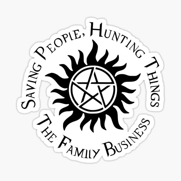 Supernatural Family Business Sticker