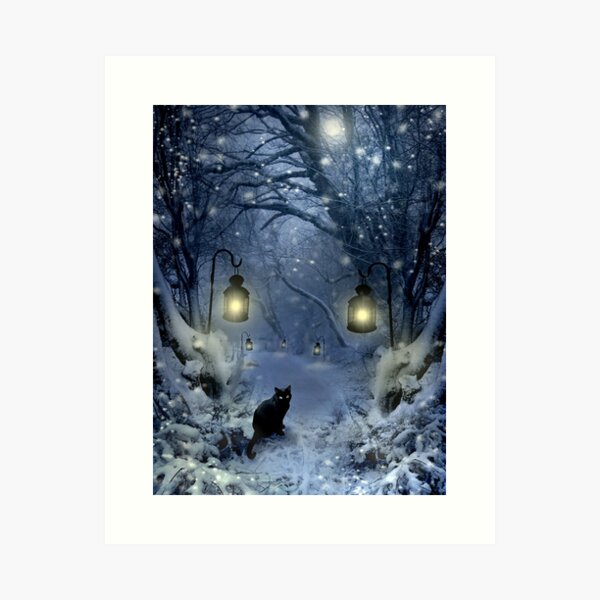 Winter Twilight  Art Print