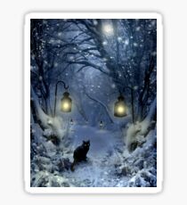 Winter Twilight Sticker