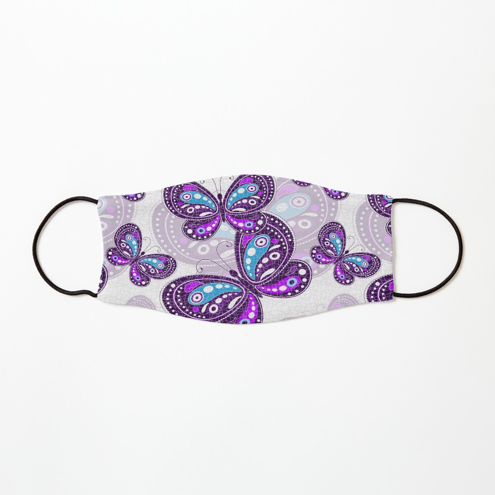 Purple Butterfly Bustle Mask