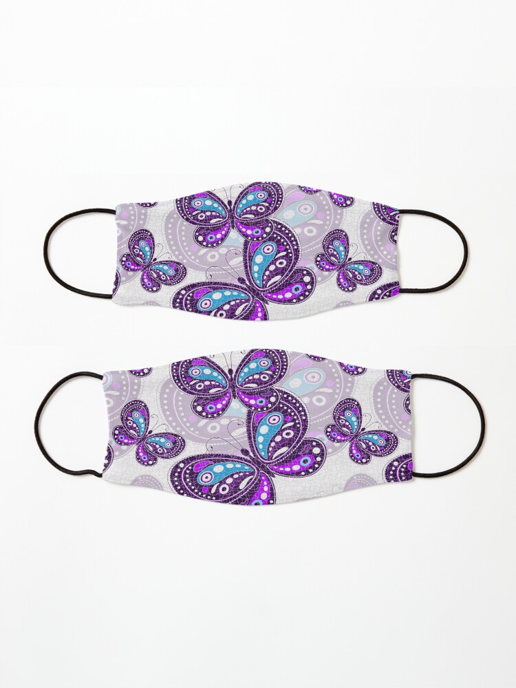 Alternate view of Purple Butterfly Bustle Mask
