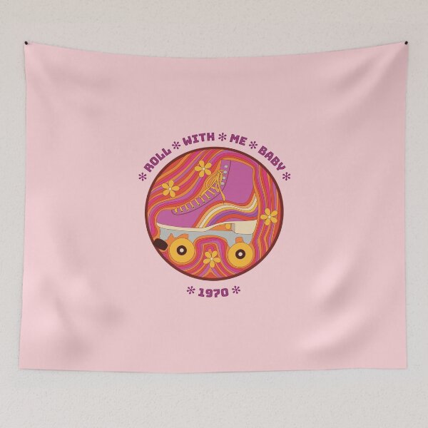 Item preview, Roll With Me Baby 1970 Vintage Illustration designed and sold by javes93.