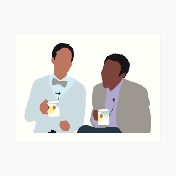 Troy and Abed Art Print