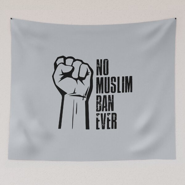 Item preview, No Muslim Ban Ever designed and sold by Christopher Taylor.