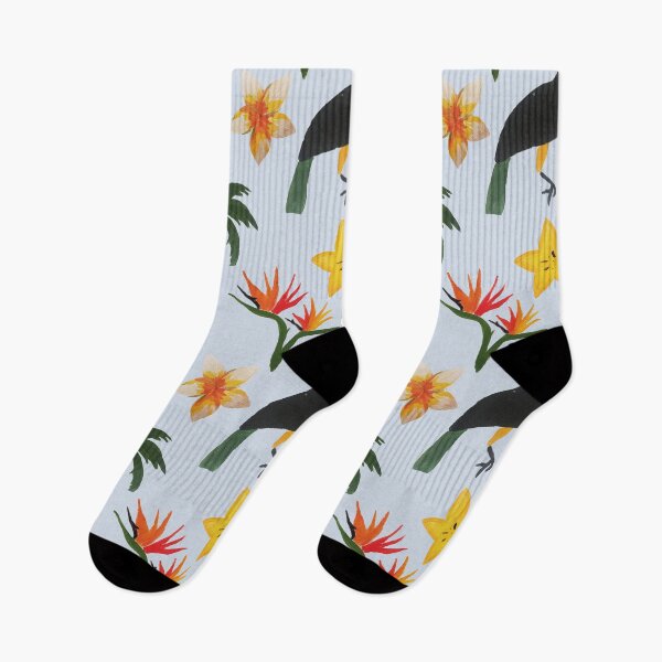 Item preview, Tropical jungle blue background designed and sold by HouseofTari.