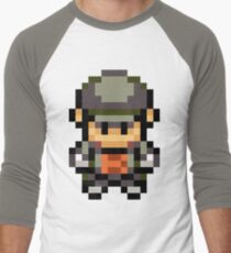 Rocket Grunt Overworld Sprite Men's Baseball ¾ T-Shirt